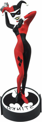 

Entertainment Earth Femme Fatales Harley Quinn Color PVC Statue(Multicolor)