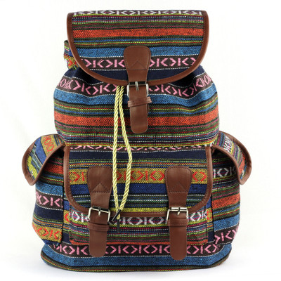 

Ramposh Women Canvas Printed Backpack 15 L Backpack(Multicolor)