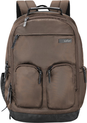 

Safari Quest Compact Dark Brown 25.0 L Small Laptop Backpack(Brown)