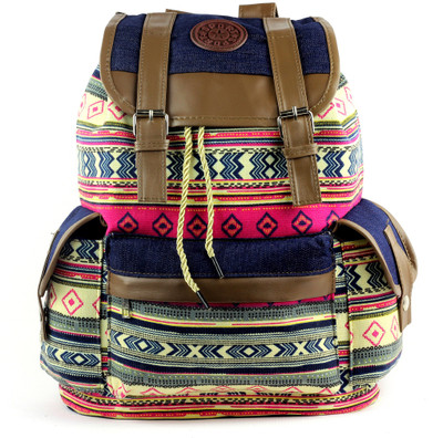 

ramposh Women Canvas Printed Backpack 15 L Backpack(Multicolor)