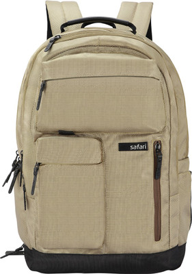 

Safari Marathon Khaki 28.0 L Small Laptop Backpack(Khaki)
