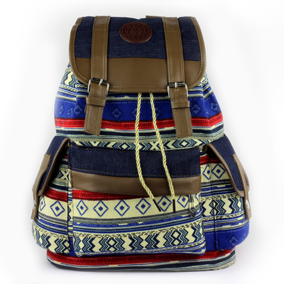 

Ramposh Women Canvas Printed Backpack 15 L Backpack(Multicolor)