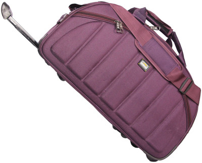 

HANDCUFFS goodwin Luggage Rolling Duffle trolley bag 20 inch Waterproof Trolley(Purple, 20 L)