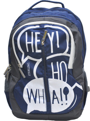 

Sterling No.4011 Waterproof School Bag(Blue, 35 L)