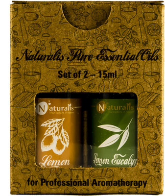 

Naturalis Gift Pack Of 2 for Home Care 15ml (Lemon Oil, Lemon Eucalyptus Oil)(15 ml)
