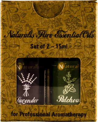 

Naturalis Gift Pack Of 2 for Skin Care (Lavender Oil, Patchouli Oil)(15 ml)