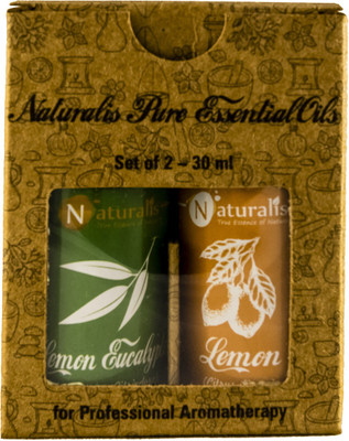 

Naturalis Gift Pack of 2 - 30ml (Lemon Oil, Lemon Eucalyptus Oil)(30 ml)