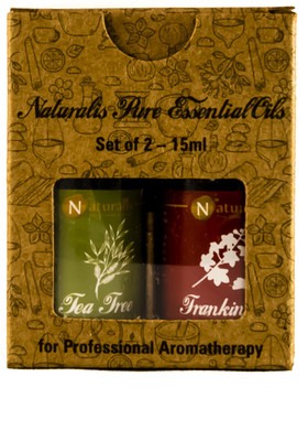 

Naturalis Gift Pack Of 2 for Skin Care (Tea Tree Oil, Frankincense Oil)(15 ml)