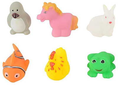 

Tipi Tipi Tap Cute 100% NON TOXIC Baby 12 Pcs Bath Toy(Multicolor)