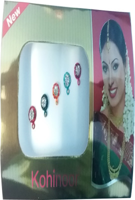 

Kohinoor Multicolor New 5 Bindi Forehead Multicolor Bindis(Fancy design)