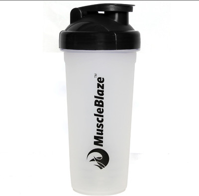 MuscleBlaze Protein Shaker 650 ml Shaker(Pack of 1, Black) available at flipkart for Rs.211