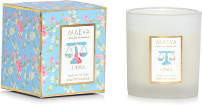 

MAEVA FROSTED GLASS SCENTED BIRTHDAY Candle(Beige, Pack of 1)