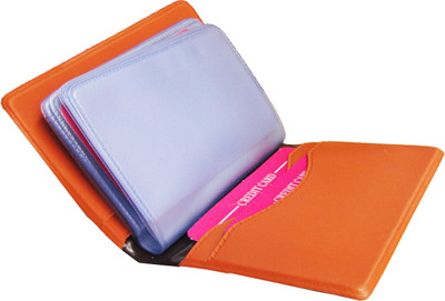 

PEACOCK MUNDKAR 10 Card Holder(Set of 1, Tan)
