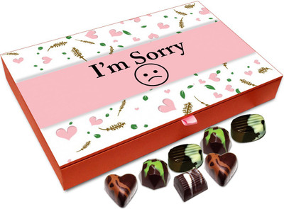 

Chocholik Gift Box - I'm Sorry Chocolate Box - 12pc Truffles(144 g)