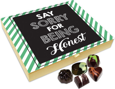 

Chocholik Gift Box - Say Sorry For Being Honest Chocolate Box - 20pc Truffles(240 g)