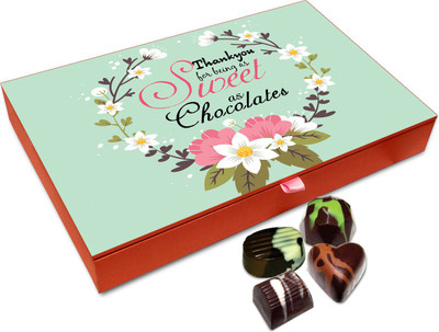 

Chocholik Gift Box - You Are Sweet As Chocolate Chocolate Box - 12pc Truffles(144 g)