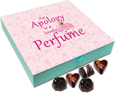 

Chocholik Gift Box - An Apology Is A Lovely Perfume Chocolate Box - 9pc Truffles(108 g)