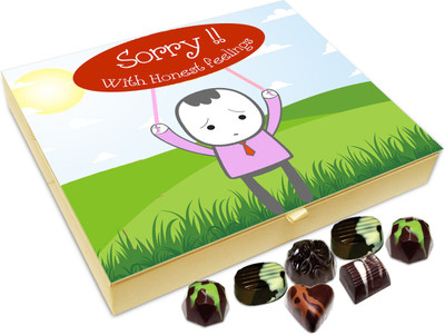 Chocholik Gift Box - Sorry With Honest Feelings Chocolate Box - 20pc Truffles(240 g)