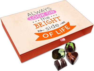 

Chocholik Gift Box - Always Look On The Bright Side Of Life Chocolate Box - 12pc Truffles(144 g)