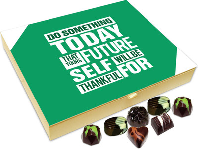 

Chocholik Gift Box - Do Something Today Chocolate Box - 20pc Truffles(240 g)