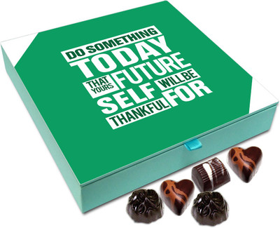 

Chocholik Gift Box - Do Something Today Chocolate Box - 9pc Truffles(108 g)