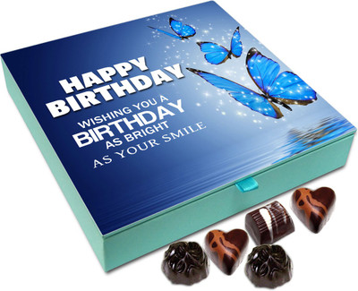 

Chocholik Gift Box - Wishing You A Bright Birthday Chocolate Box - 9pc Truffles(108 g)