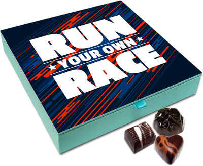 

Chocholik Gift Box - Run Your Own Race Chocolate Box - 9pc Truffles(108 g)