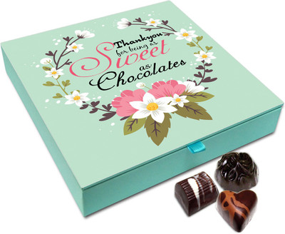 

Chocholik Gift Box - You Are Sweet As Chocolate Chocolate Box - 9pc Truffles(108 g)