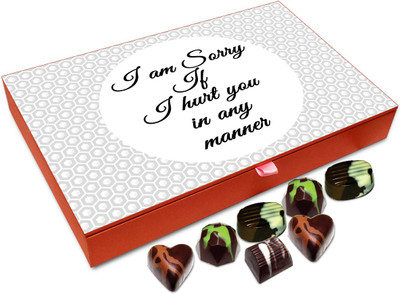 

Chocholik Gift Box - I Am Sorry If I Hurt You Chocolate Box - 12pc Truffles(144 g)