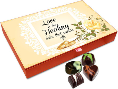 

Chocholik Gift Box - Love Is A Healing Balm Chocolate Box - 12pc Truffles(144 g)