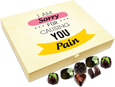

Chocholik Gift Box - I Am Sorry For Causing You Pain Chocolate Box - 20pc Truffles(240 g)