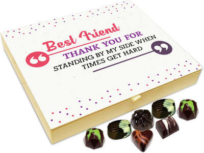 

Chocholik Gift Box - Best Friend Thank You For Standing Up For Me Chocolate Box - 20pc Truffles(240 g)