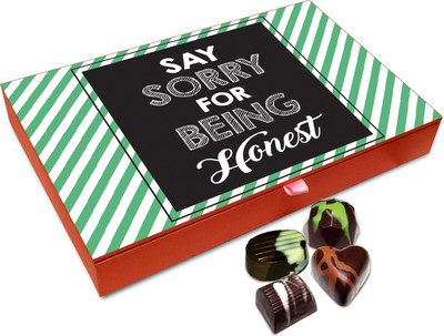 

Chocholik Gift Box - Say Sorry For Being Honest Chocolate Box - 12pc Truffles(144 g)