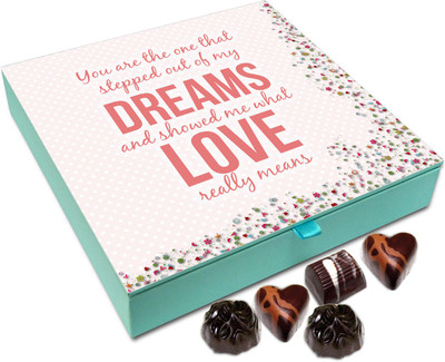 

Chocholik Gift Box - You Are The One That Showed Me What Love Really Means Chocolate Box - 9pc Truffles(108 g)