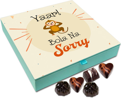 

Chocholik Gift Box - I Am Sorry My Friend Chocolate Box - 9pc Truffles(108 g)