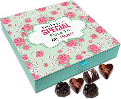 

Chocholik Gift Box - You Hold A Special Place In My Heart Chocolate Box - 9pc Truffles(108 g)