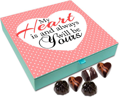 

Chocholik Gift Box - My Heart Will Always Be Yours Chocolate Box - 9pc Truffles(108 g)