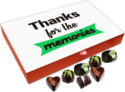 

Chocholik Gift Box - Thank For All The Memories Chocolate Box - 12pc Truffles(144 g)