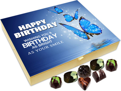 

Chocholik Gift Box - Wishing You A Bright Birthday Chocolate Box - 20pc Truffles(240 g)