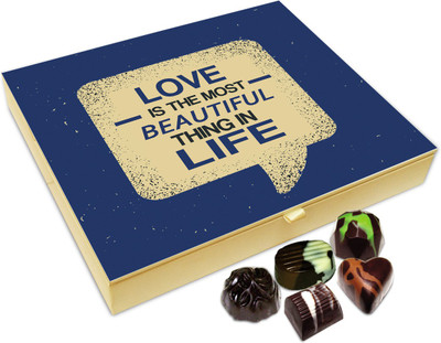 

Chocholik Gift Box - Love Is The Most Beautiful Thing In Life Chocolate Box - 20pc Truffles(240 g)