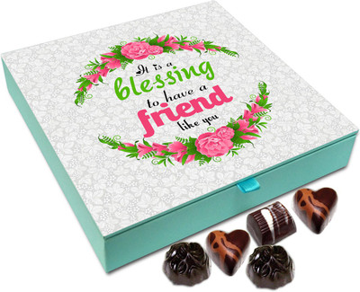 

Chocholik Gift Box - Its A Blessing To Have A Friend Like You Chocolate Box - 9pc Truffles(108 g)