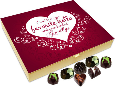 

Chocholik Gift Box - I Want To Be Your Favorite Hello Chocolate Box - 20pc Truffles(240 g)
