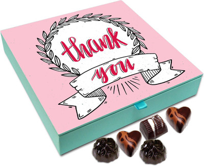 

Chocholik Gift Box - Thank You For Being There For Me Chocolate Box - 9pc Truffles(108 g)