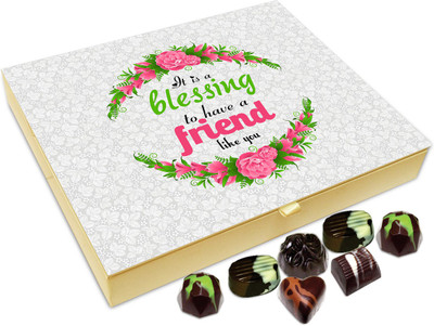 

Chocholik Gift Box - Its A Blessing To Have A Friend Like You Chocolate Box - 20pc Truffles(240 g)