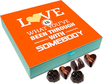 

Chocholik Gift Box - Love Is What You've Been Through With Somebody Chocolate Box - 9pc Truffles(108 g)