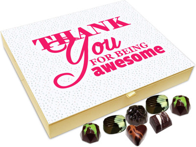 

Chocholik Gift Box - Thank You For Being Awesome Chocolate Box - 20pc Truffles(240 g)