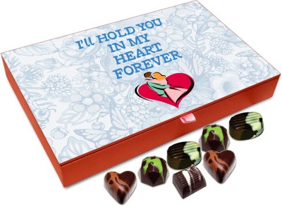 

Chocholik Gift Box - I'll Hold You In MY Heart Forever Chocolate Box - 12pc Truffles(144 g)