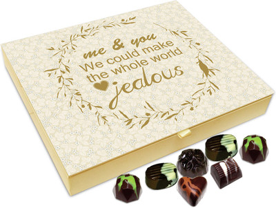 

Chocholik Gift Box - We Could Make The Whole World Jealous Chocolate Box - 20pc Truffles(240 g)