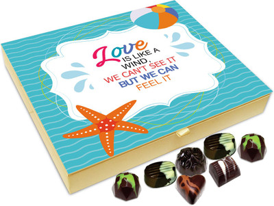 

Chocholik Gift Box - Love Is Like Wind Chocolate Box - 20pc Truffles(240 g)
