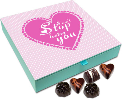 

Chocholik Gift Box - Can't Stop Loving You Chocolate Box - 9pc Truffles(108 g)